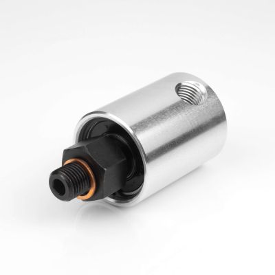 Product photo of a media rotary joint on a white background.