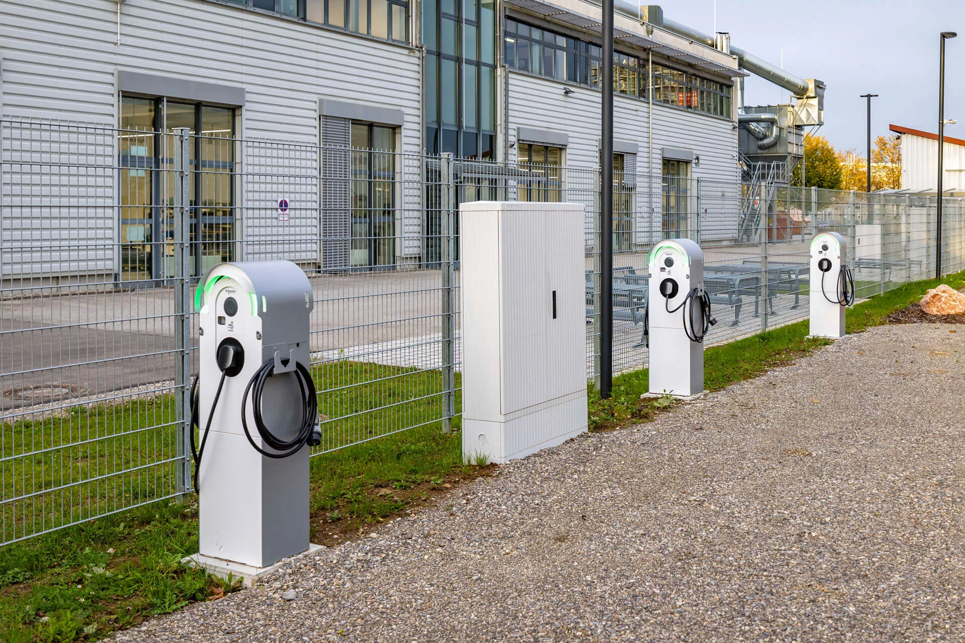 E-charging stations for company bicycles
