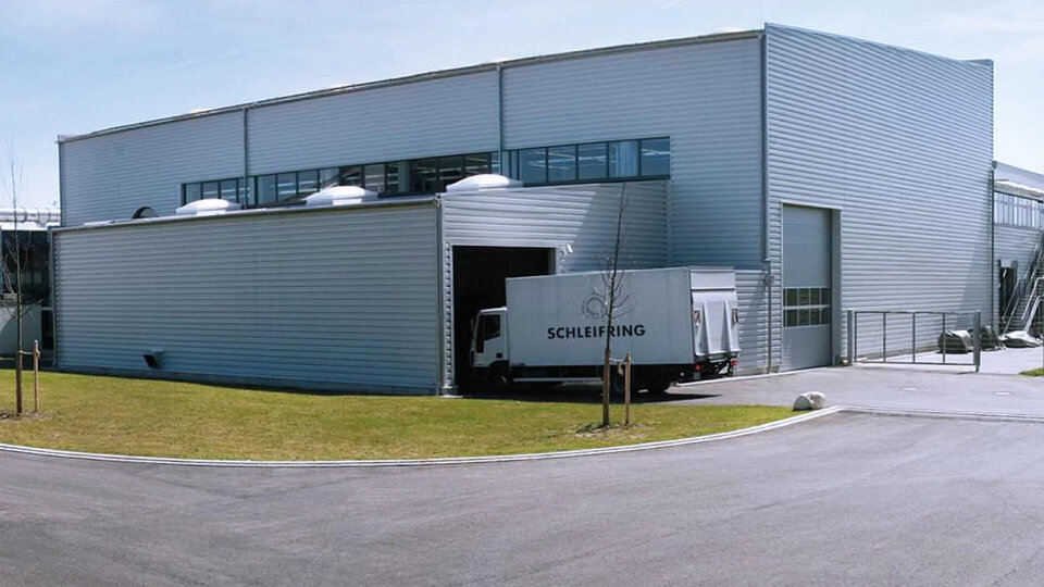 Exterior view of the Kaufbeuren production site.