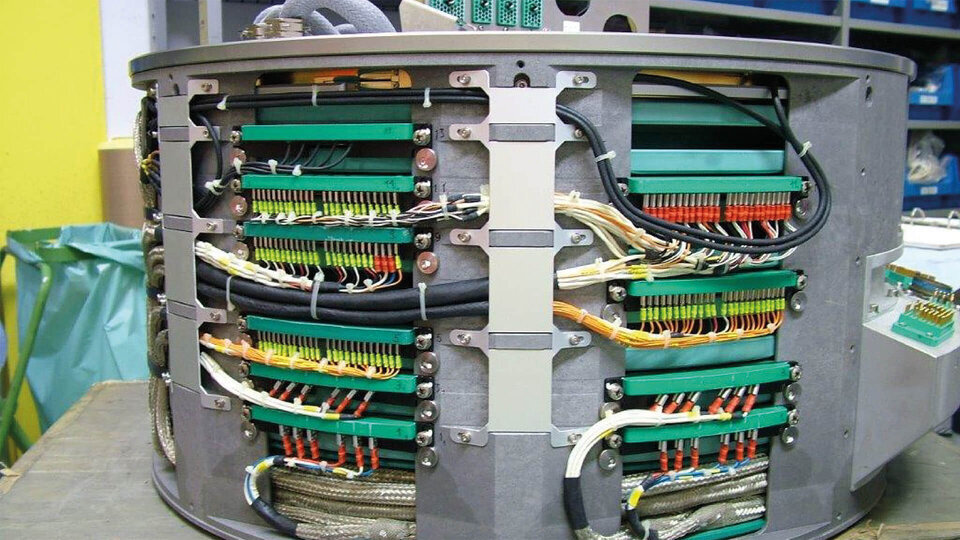 Start of production of the 100,000th slip ring.
