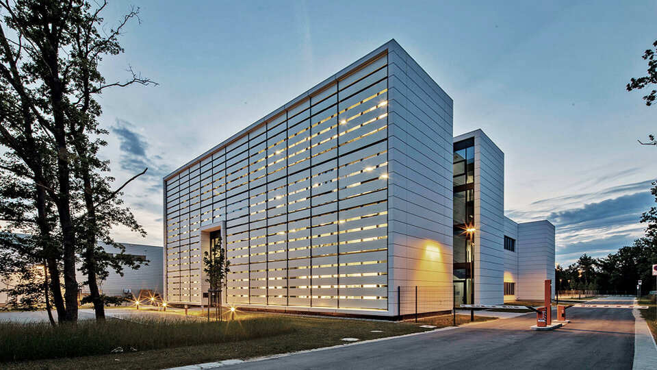 Exterior shot of the new building in Fürstenfeldbruck.